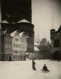 Winter um St. Martin by August Sander, c. 1938, Gelatin silver print on Agfa-Brovira paper, printed before, sold Nov 2018