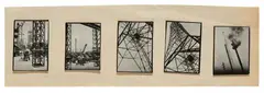 Kurt Kranz, Bauausstellung am Funkturm Berlin, 1931, 5 vintage gelatin silver contact prints