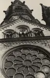 Lotte Jacobi, Gedächtniskirche, Berlin, c. 1930, Vintage ferrotyped gelatin silver print