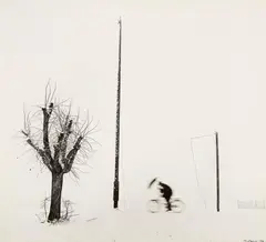Radfahrer by Robert Häusser, 1953, Gelatin silver print, printed, sold Nov 2018