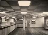 Köln Hauptbahnhof, Fahrkartenschalter by Karl Hugo Schmölz, 1957, Vintage gelatin silver print on Agfa-Portriga paper, sold Nov 2018