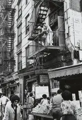 Herbert Tobias, Young boy, old boy, Chinese Town, New York City. Men everywhere, New York City, 1980, 2 gelatin silver prints