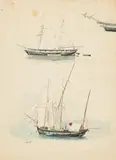 Friedrich Nerly, Studies of Ships