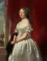 Eduard Magnus, Portrait of Friederike Marie Lau née Meudtner, Oil on canvas (relined)
