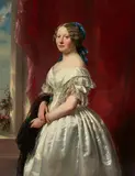 Eduard Magnus, Portrait of Friederike Marie Lau née Meudtner, Oil on canvas (relined)