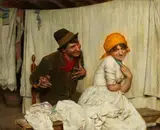 Gaetano Bellei, The Advance, Oil on canvas