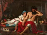 Carl Ludwig Jessen, An Oriental Scene, Oil on canvas (relined)