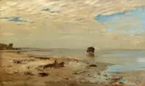 Eugen Dücker, Beach Scene