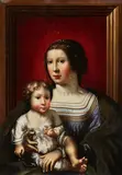 Jan Gossaert, called Mabuse, circle of, The Virgin and Child, Oil on panel (parquetted)