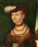 Monogrammist I. W., Salome, Oil on panel (parquetted)