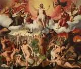 Pieter Aertsen, The Last Judgement, Oil on panel (parquetted)