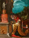 Frans Francken the Younger, King Solomon's Idolatry, Oil on panel