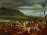 Mount Calvary by Jan Brueghel the Younger, Oil on copper, offered Nov 2018