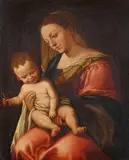 The Virgin and Child by North Italian School 1st half 17th century, Oil on canvas (relined), offered Nov 2018