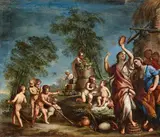 Antonio Rossi, Allegory of Autumn, Oil on canvas (relined)