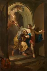 Josef Winterhalter the Younger, The Deliverance of Saint Peter, Oil on canvas