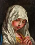 Giovanni Domenico Cignaroli, The Virgin at Prayer, Oil on canvas