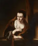 An Elegant Lady at a Window by studio of Ferdinand Bol, Oil on canvas (relined), offered Sep 2018