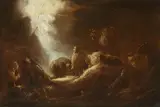 Benjamin Gerritsz Cuyp, The Annunciation to the Shepherds, Oil on panel