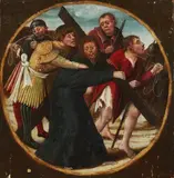 German School 16th century, Christ Carrying the Cross, Oil on panel