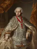 German School 18th century, Portrait of an Austrian Archduke with the Order of the Golden Fleece, Oil on canvas (relined)