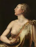 Italian School 16th century, Lukretia, Oil on canvas (relined)
