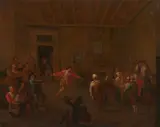 Two Scenes of a Peasant Dance by Netherlandish School 17th century, Oil on canvas. Each, offered Sep 2018