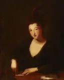 Jean-Baptiste Santerre, The Love Letter, Oil on canvas (relined)