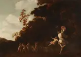 Pieter Spijckerman, The Triumph of Bacchus, Oil on panel (parquetted)