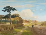 Paul Müller-Kaempff, Landscape with Peasant Women at Work