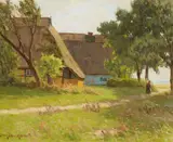 Paul Müller-Kaempff, Two Cottages on the Path to the Bodden