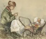 Carl Rüdell, Mother and Child