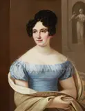 Viennese artist circa 1820, Portrait of Eugenie Esterhazy (?), Oil on canvas