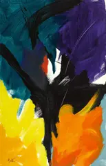 Untitled by Jean Miotte, Around 1995/1999, Acrylic on canvas, sold Jun 2018
