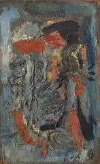 Bram Bogart, Untitled, Around 1955, Mixed media on canvas