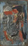 Bram Bogart, Untitled, Around 1955, Mixed media on canvas