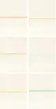 Antonio Calderara, Progetto 21 (Sequenzen), 1967, 6 watercolours on card. Each