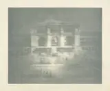 Bahnhof (Hannover) by Gerhard Richter, 1967, Offset print in two grey hues on card, sold Jun 2018
