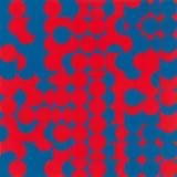 Zdeněk Sýkora, Red-Blue Structure, 1967/1968, Colour silkscreen on paper