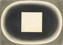 71/2 by Rupprecht Geiger, 1971, Graphite on card, sold Jun 2018