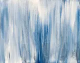 Raimund Girke, Dominantes Blau