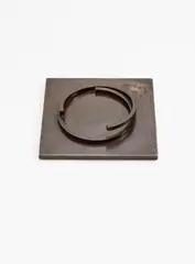 271° by Bernar Venet, 1980, Bronze with brown patina, sold Jun 2018