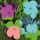 Flowers by Andy Warhol, 1970, Colour silkscreen on card, offered Jun 2018
