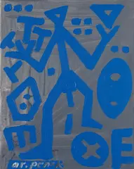 A. R. Penck, Untitled, 1995, Acrylic on canvas