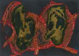Markus Lüpertz, Untitled, Around 1988, Mixed media on card