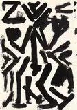 A. R. Penck, Untitled, Around 1983, India ink on paper