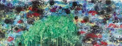 Jiří Georg Dokoupil, Insel, 2000, Acrylic and soapsuds on canvas