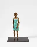 Frau by Stephan Balkenhol, 2007, Bronze, patinated and painted, sold Jun 2018