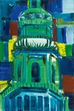 Nicolai tårn von Copenhagen by Rainer Fetting, 1996, Oil on canvas, sold Jun 2018
