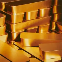 Bullion by Thomas Demand, 2003, Lambda print, vinyl, sold Jun 2018